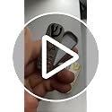 Car Mezuzah with Traveler Prayer Scroll - 2-Inch Metal Case with Hoshen Stones