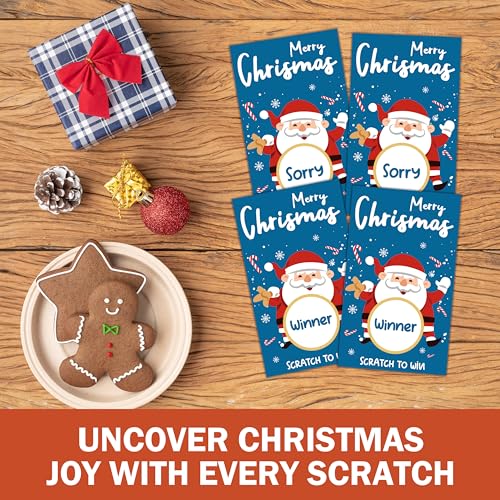 Dr.Baner Santa 2 Christmas Scratch Off Cards Pack of 50 – Family Party Game