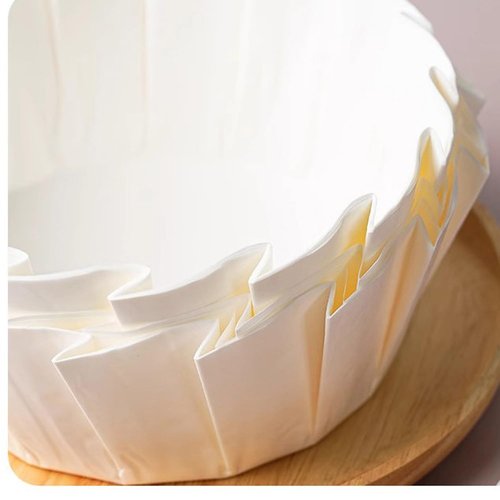 50pcs Disposable Basques Cake Paper Parchment Liners Cake Pan Liners Wrappers Oilproof Wrap Paper for Baking Cakes,Cheesecake,Oven, Air Fryer, 6 Inch