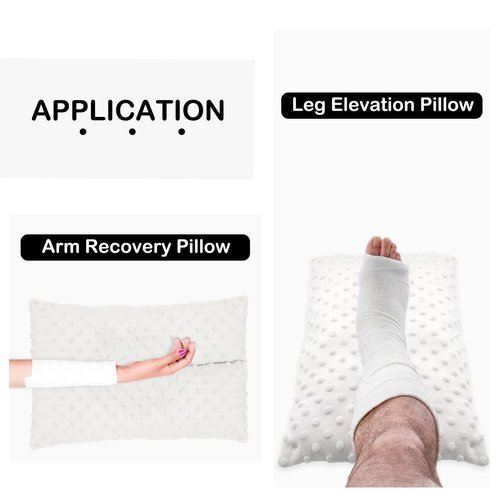 LYMOI Arm Elevation Pillow, Leg Elevation Pillow, Arm Stabilizer Elevation Pillow, Knee Pillow for Swelling and Circulation Pain Relief, Arm Pain, Shoulder Surgery and Leg Injury. (Gray)