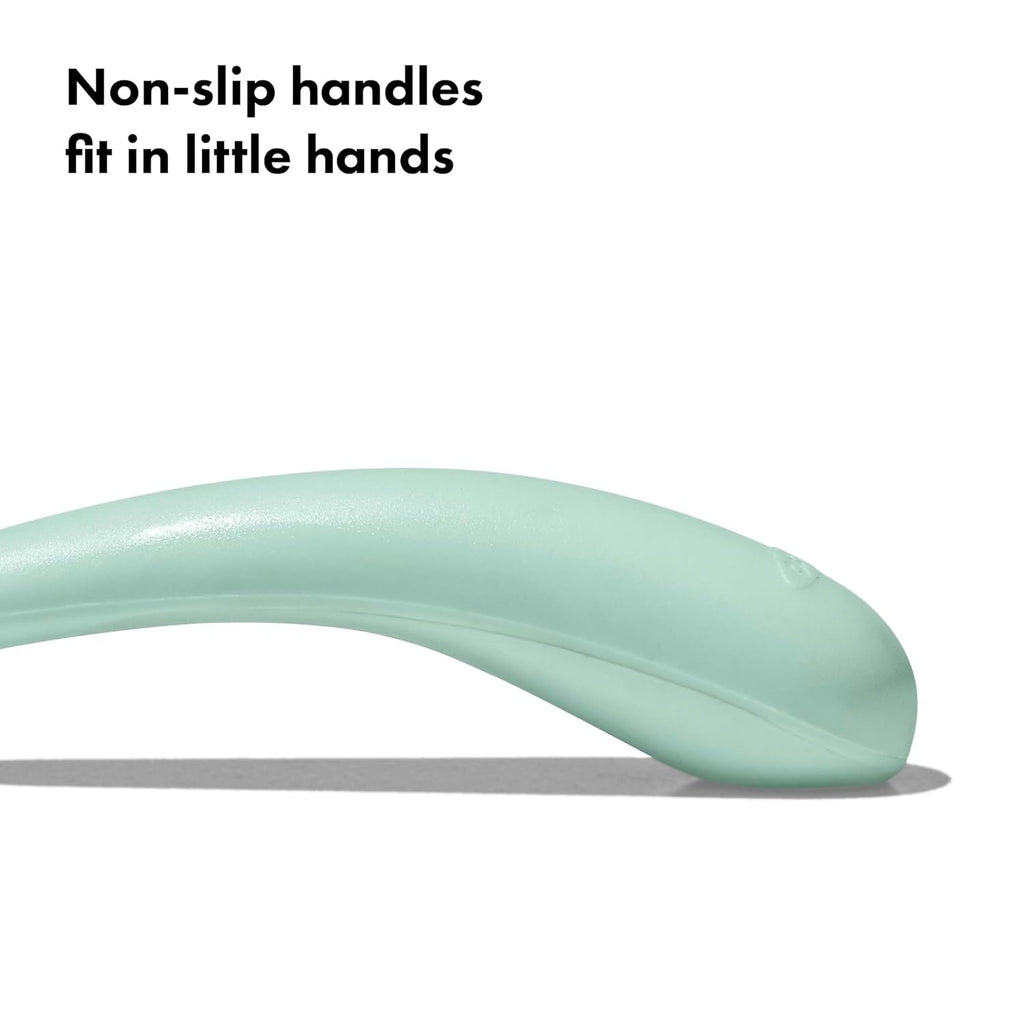 OXO Tot Fork and Spoon Set - On-The-Go Convenience in Stylish Opal Color