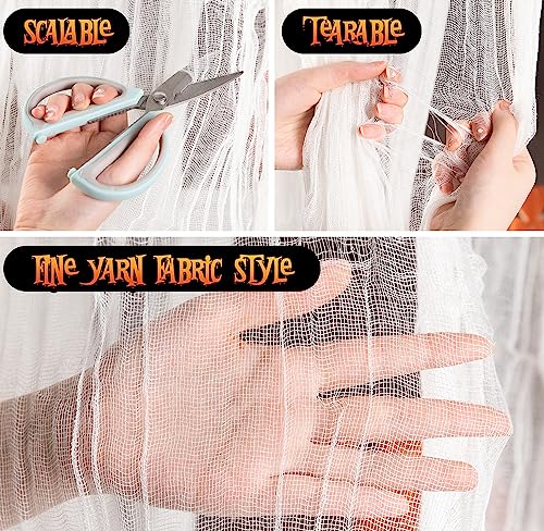 Halloween Bloody Creepy Cloth 197" x 85" - Spooky Party Gauze Decor