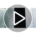 Total Blackout Window Privacy Film - 3D Pebble Pattern, 17.5'' x 78.7''