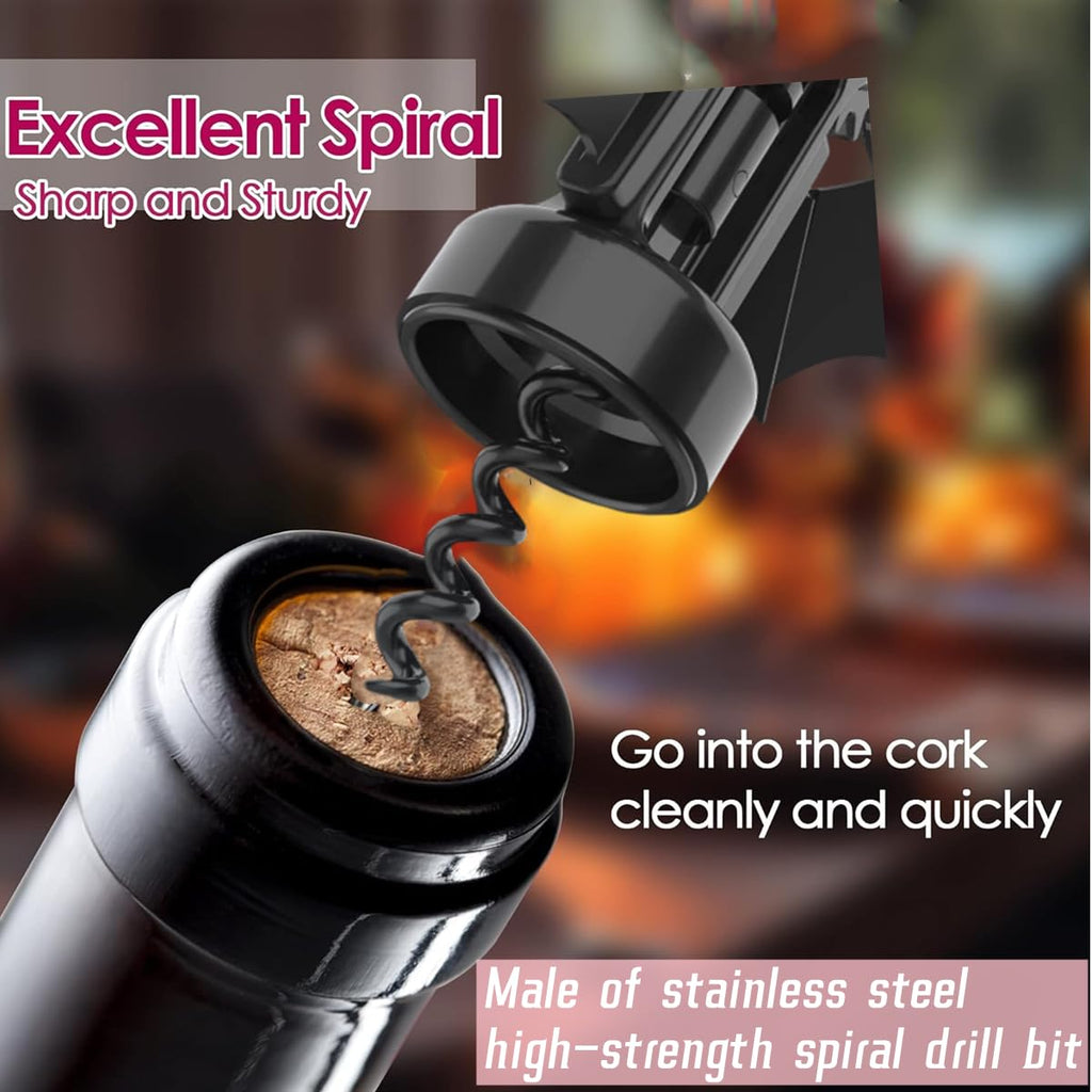 Bat 2-in-1 Wine & Beer Opener, Alloy Dual-Use Bottle Opener, Gifts for Lovers