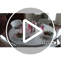 4-Foot Round Folding Table, Portable Heavy-Duty Indoor Outdoor Table