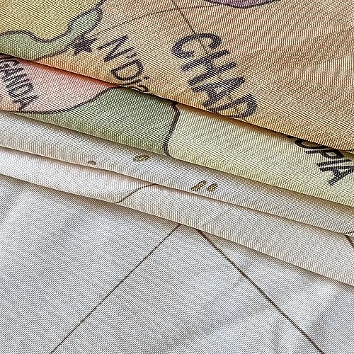World Map Wall Tapestry - Countries & Cities Educational Decor, 60x40 Inches