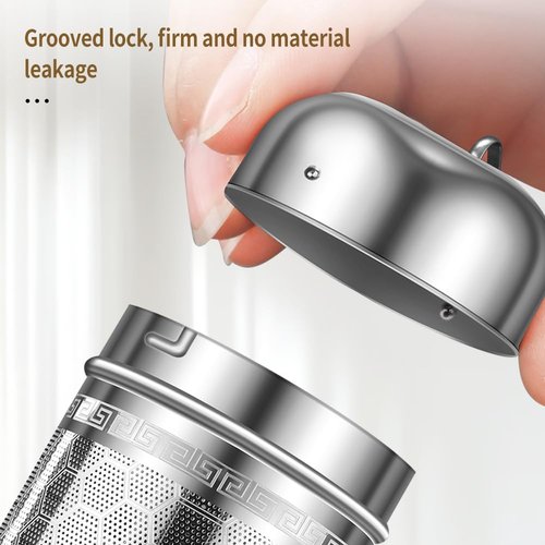 BOMANSI BOMS Tea Strainers for Loose Tea, 316 Stainless Steel Tea Infuser for Loose Leaf Tea, Extra Fine Mesh Loose Tea Infuser, Tea Steeper for Loose Tea & Diffuser (1 Pack - Medium)