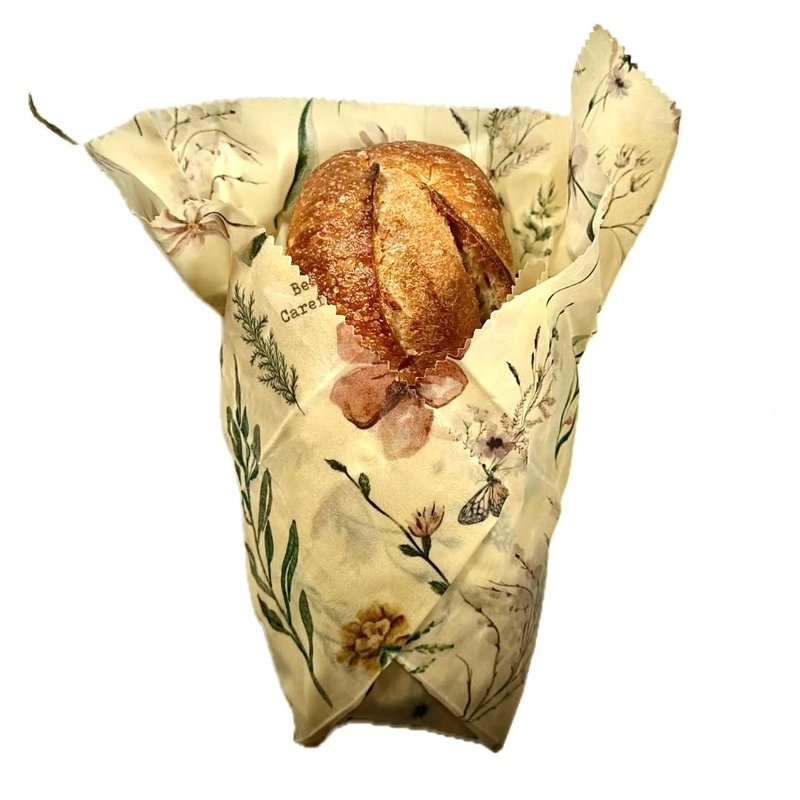 Beeswax Wrap for Bread - Reusable Eco-Friendly Sustainable Food Storage Solution, Keeps Bread Fresher Longer, Natural Alternative to Plastic Wrap