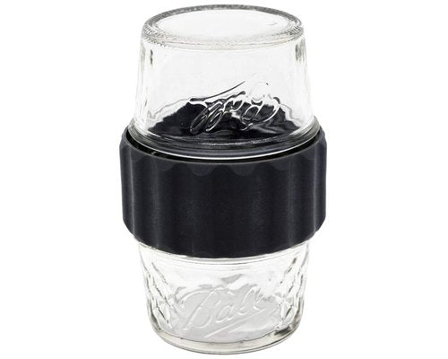 2-in-1 Lid for Connecting Two Regular Mouth Jars by Mason Jar Lifestyle (2 Pack)