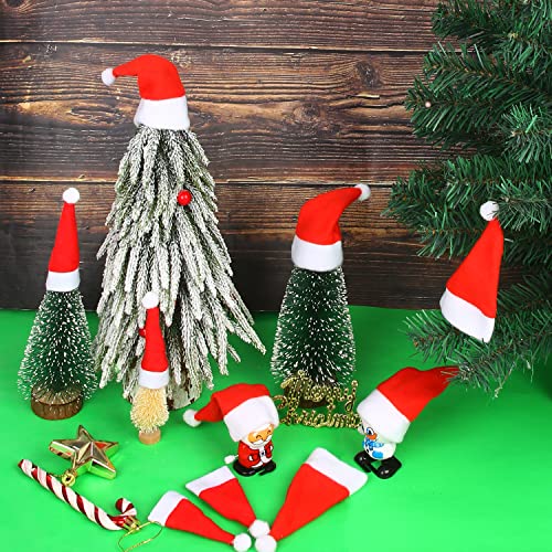 FOIMAS 36 Pack Mini Santa Hats for Wine Bottles & Party Decor