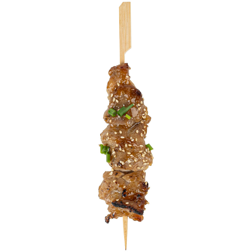 Restaurantware 8.3 Inch Paddle Bamboo Skewers 100 Sturdy Disposable Bamboo Food Picks - Sturdy Paddle Head Bamboo Appetizer Picks Sustainable For Serving Appetizers and Cocktail Garnishes