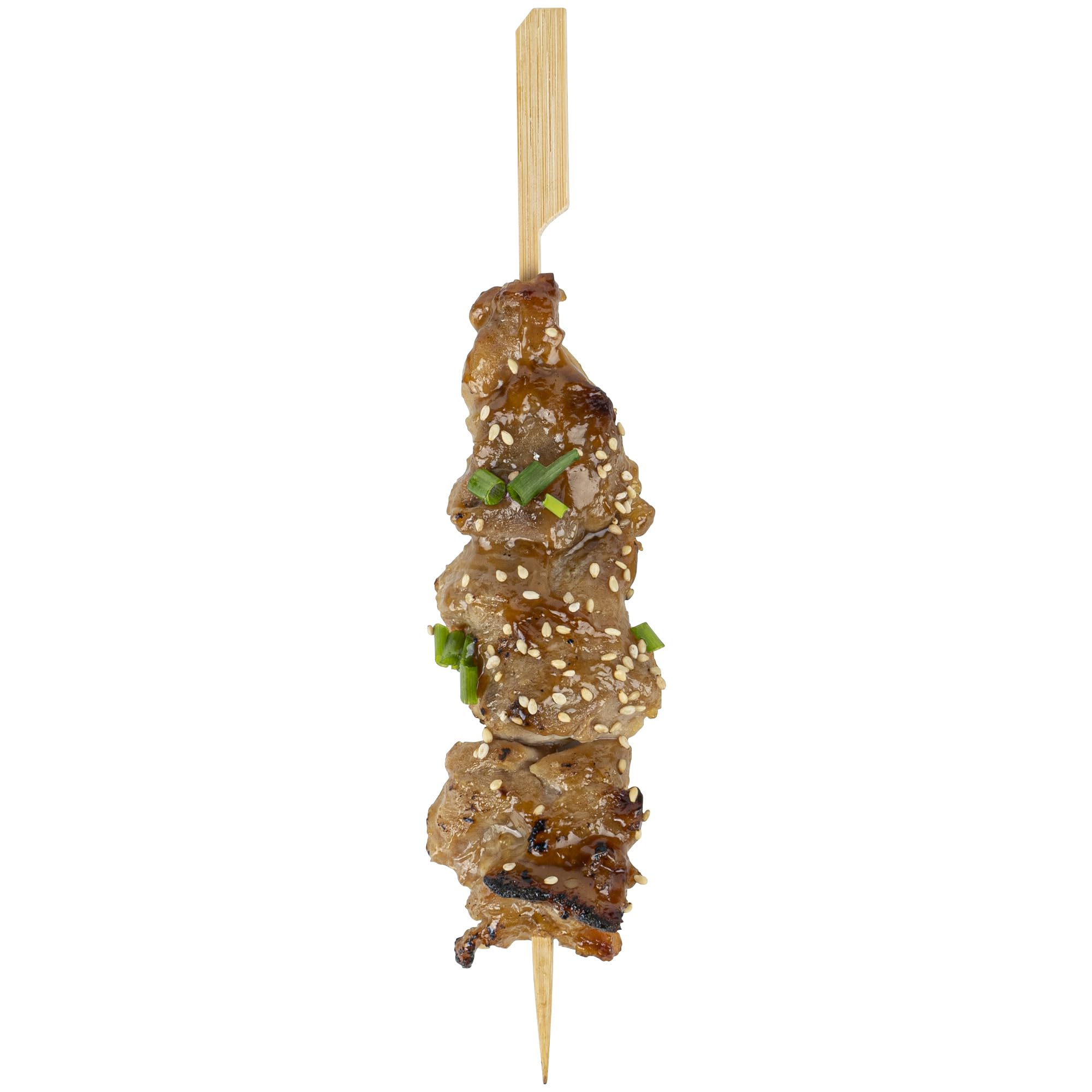 Restaurantware 8.3 Inch Paddle Bamboo Skewers 100 Sturdy Disposable Bamboo Food Picks - Sturdy Paddle Head Bamboo Appetizer Picks Sustainable For Serving Appetizers and Cocktail Garnishes