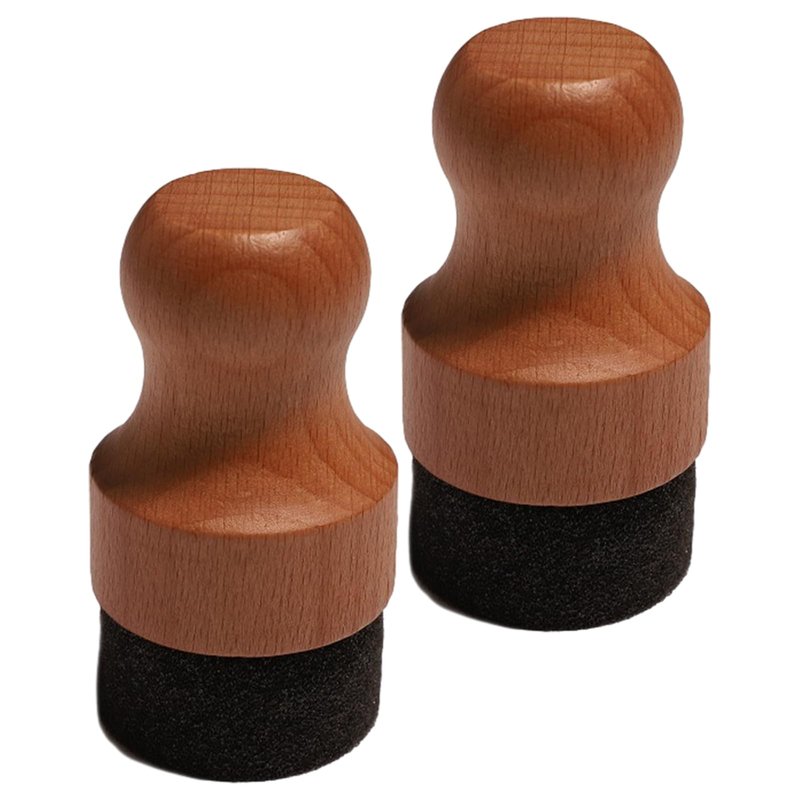 2 Pcs Cutting Board Oil Wax Applicator Set for Cutting Board,Spoons, Wooden Butcher Blocks, Wooden Worktops and Other Utensils, 5 x 5 x 9.5cm