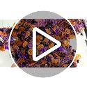 Halloween Glitter Tinsel Twist Garland - 50ft Metallic Party Decoration