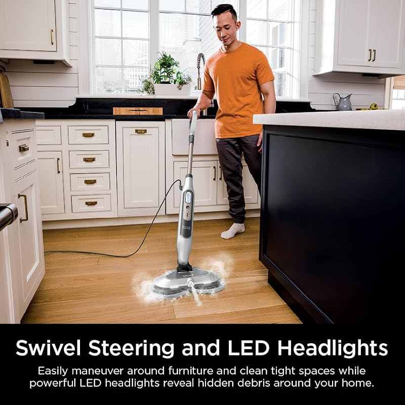Shark Steam & Scrub Hard Floor Steam Mop with Steam Blaster S8201