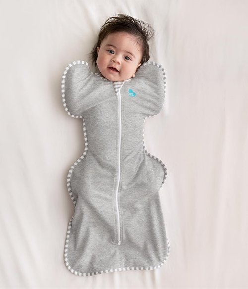 Love To Dream Swaddle UP - Baby Sleep Sack for Self-Soothing | 1.0 TOG, Gray, 13-19 lbs