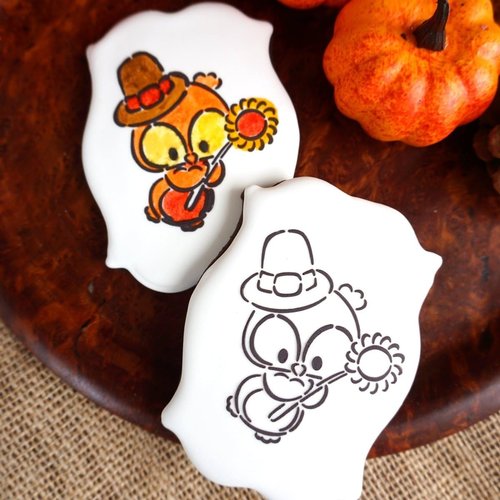 The Cookie Countess PYO Edible Paint Palettes 36 Pouch - Fall