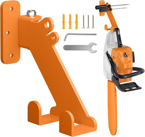 Chainsaw Hanger - 3-in-1 Adjustable Wall Mount for Stihl, Husqvarna & Echo | Garage Storage Organizer