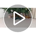 Adjustable Christmas Tree Stand for Artificial Trees Up to 7 Ft, Green