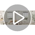 100% Blackout Linen Curtains 84 Inch - Thermal Insulated 2 Panel Set