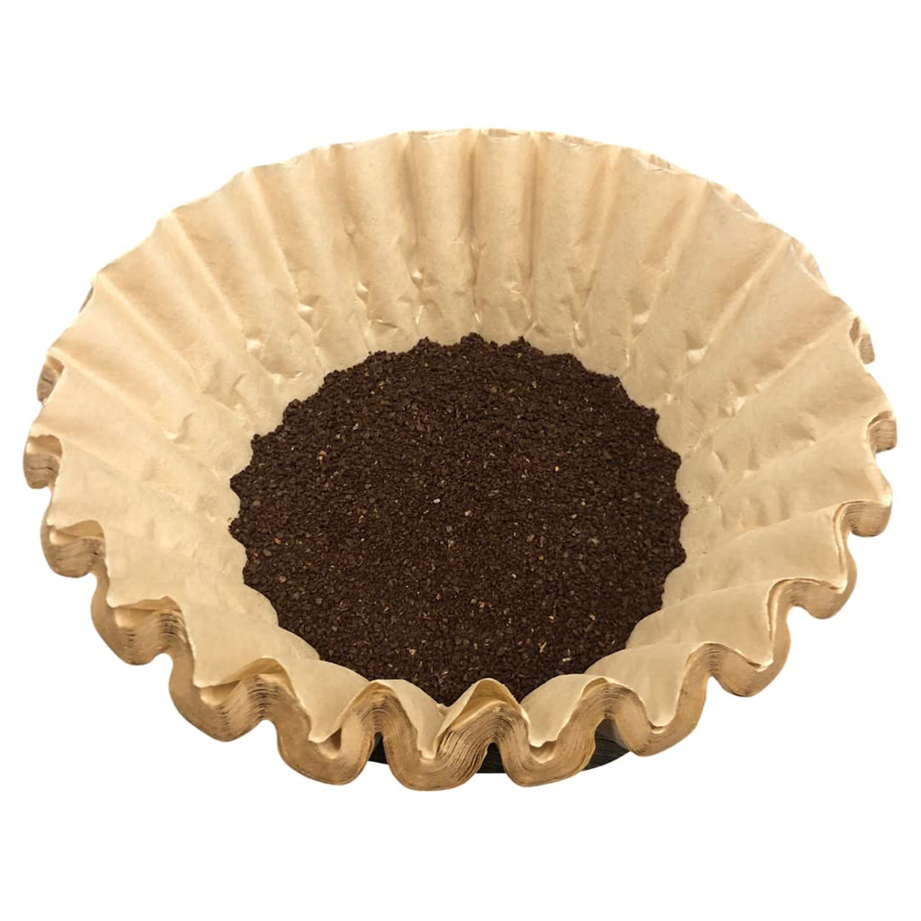 Extra Large Coffee Filters 12, 13, 14, 15, 16 Cup Basket for Commercial, Domestic Coffee Maker Extra High Extra Wide, Anti ground, Flattened Diameter 9.75" (200)
