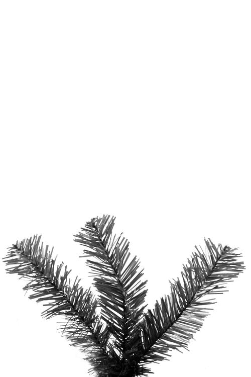 Perfect Holiday 4' Black Canadian Pine Christmas Tree | 291 Tips, Dia 30" | Includes Metal Stand (PVC-4BLK)
