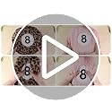 14-Inch Pink and Cheetah Print 8-Ball Plush Throw Pillow, 2-Pack
