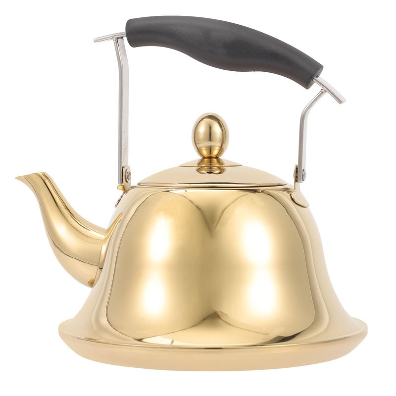 ERINGOGO 2L Whistling Tea Kettle Stovetop, Stainless Steel Teapot Water Kettle with Removable Tea Infuser, Mirror Polished Retro Tea Maker for Gas, Induction