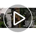 36-Inch 4-Tier Modern Stone-Look Water Fountain with LED Lights for Garden