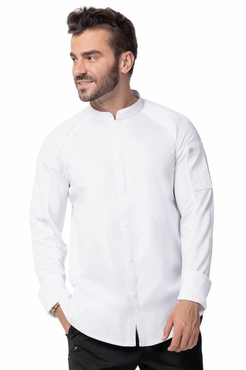 Chef Works Men's Tulum Chef Coat, White, Large