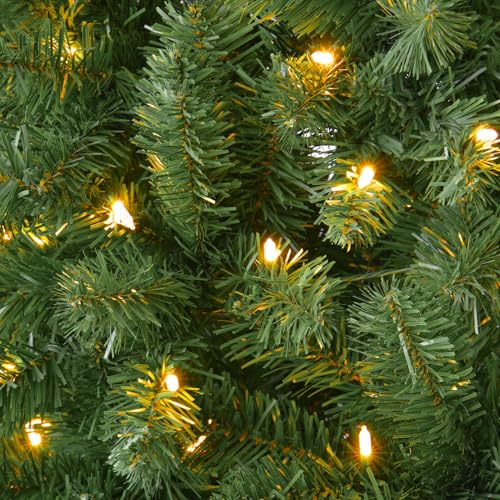 6ft Pre-Lit Artificial Christmas Tree with Remote & 300 Color Changing LEDs