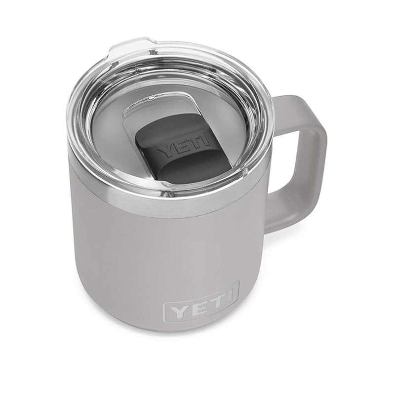 YETI Rambler 10 oz Stackable Mug, Vacuum Insulated, Stainless Steel with MagSlider Lid, Granite Gray