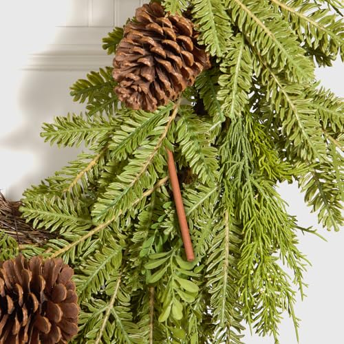Spiced Pine Scented Christmas Tree Ornament Sticks, 12-Pack with Hooks