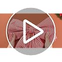 Fanfanwin Christmas Chair Covers Set with Bows - Red & White Stripe Velvet Decor for Dining Chairs