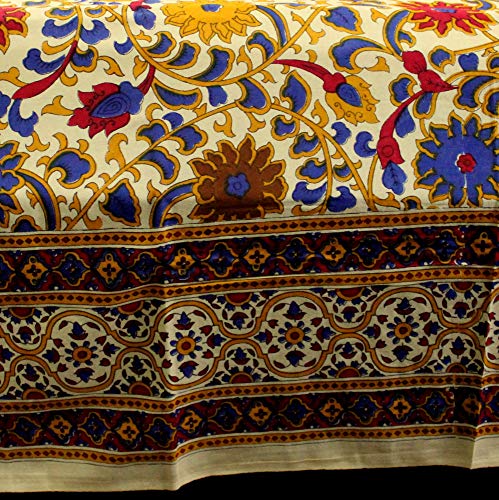 Sunflower Print Indian Cotton Bedspread Tapestry Throw 70x106