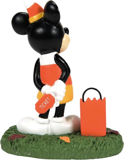 Department 56 Mickey Mouse Buys a Ticket Figurine - 3 Inch Halloween Village Accessory | Multicolor