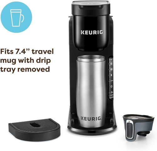 Keurig K-Express Coffee Maker - Single Serve with 3 Brew Sizes & Strong Button - 42oz Reservoir, Black