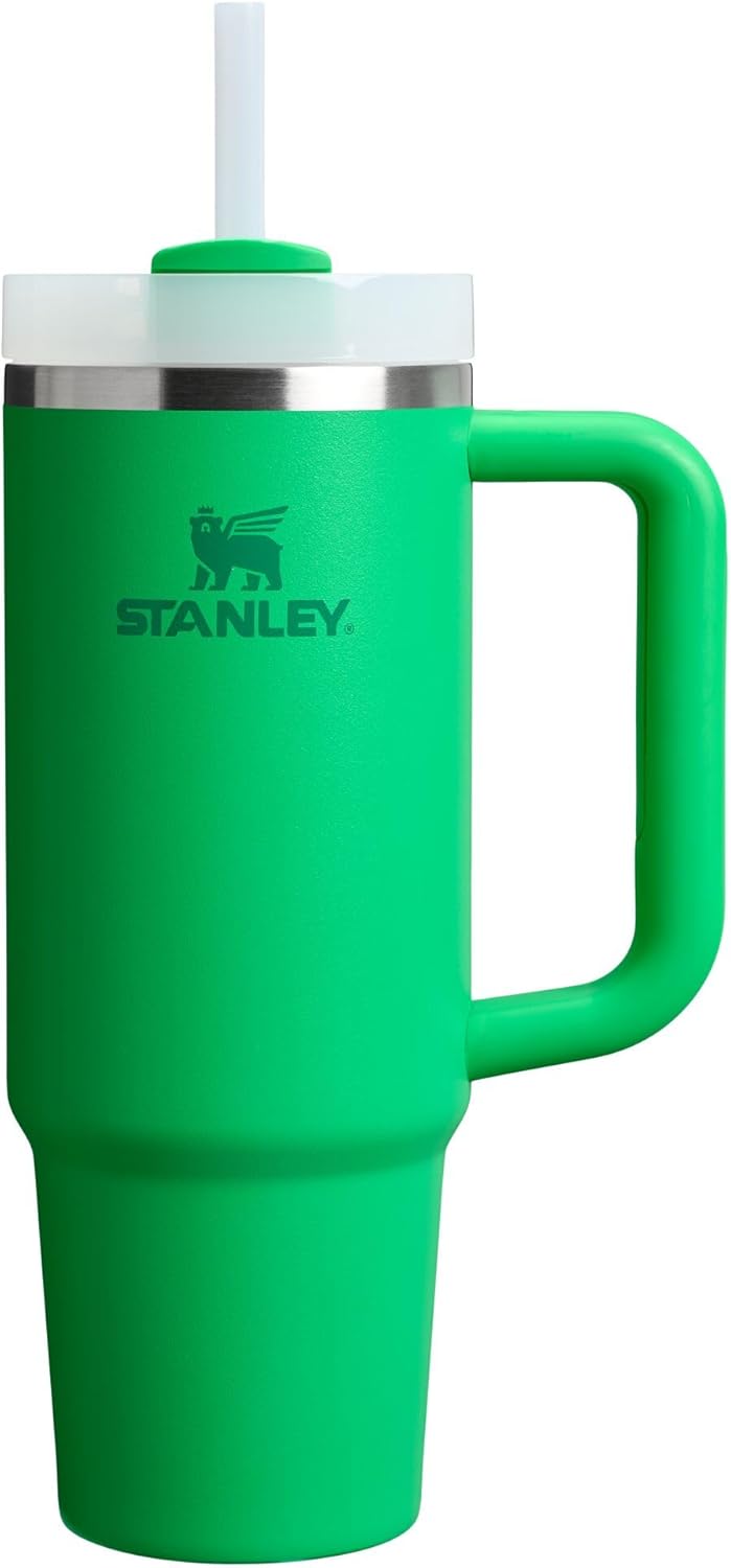 STANLEY Quencher H2.0 Tumbler - 30 oz Insulated Stainless Steel Cup with Handle & Straw | Meadow Color