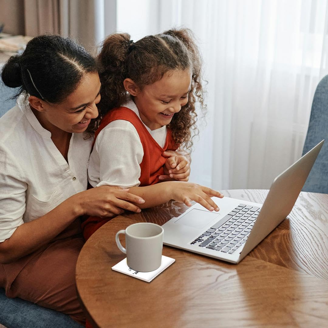 3dRose CST_112219_4 21,915 Days Together, Who's Counting. Happy 60th Anniversary-Ceramic Tile Coasters, Set of 8