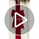 Senjie Red Velvet Cabinet Bows 8-Pack for Kitchen & Holiday Decor - Fits Most Cabinets
