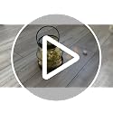 Vintage Glass Farmhouse Vase & Lantern Centerpiece with LED Lights