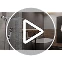 10-Inch Rainfall Shower Head Combo with Handheld Spray and Extension Arm