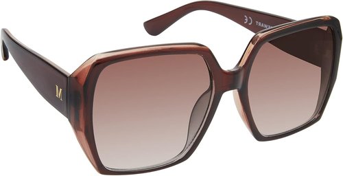 Martha Stewart Women's UV400 Square Sunglasses - Timeless 58mm Protective Eyewear for Her