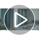 Star Cutout Blackout Curtains, Double Layer Lace Drapes 52x63 Inch