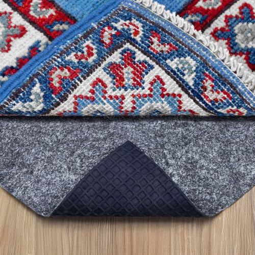 Ultra Slim Non-Slip Rug Pad - 4x6 Foot Felt and Rubber Floor Protector