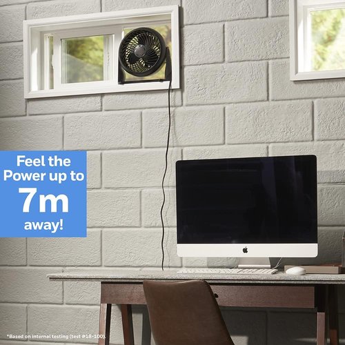 Honeywell HT900EV1 Turbo Fan - Powerful Air Circulation | Compact Design for Home & Office