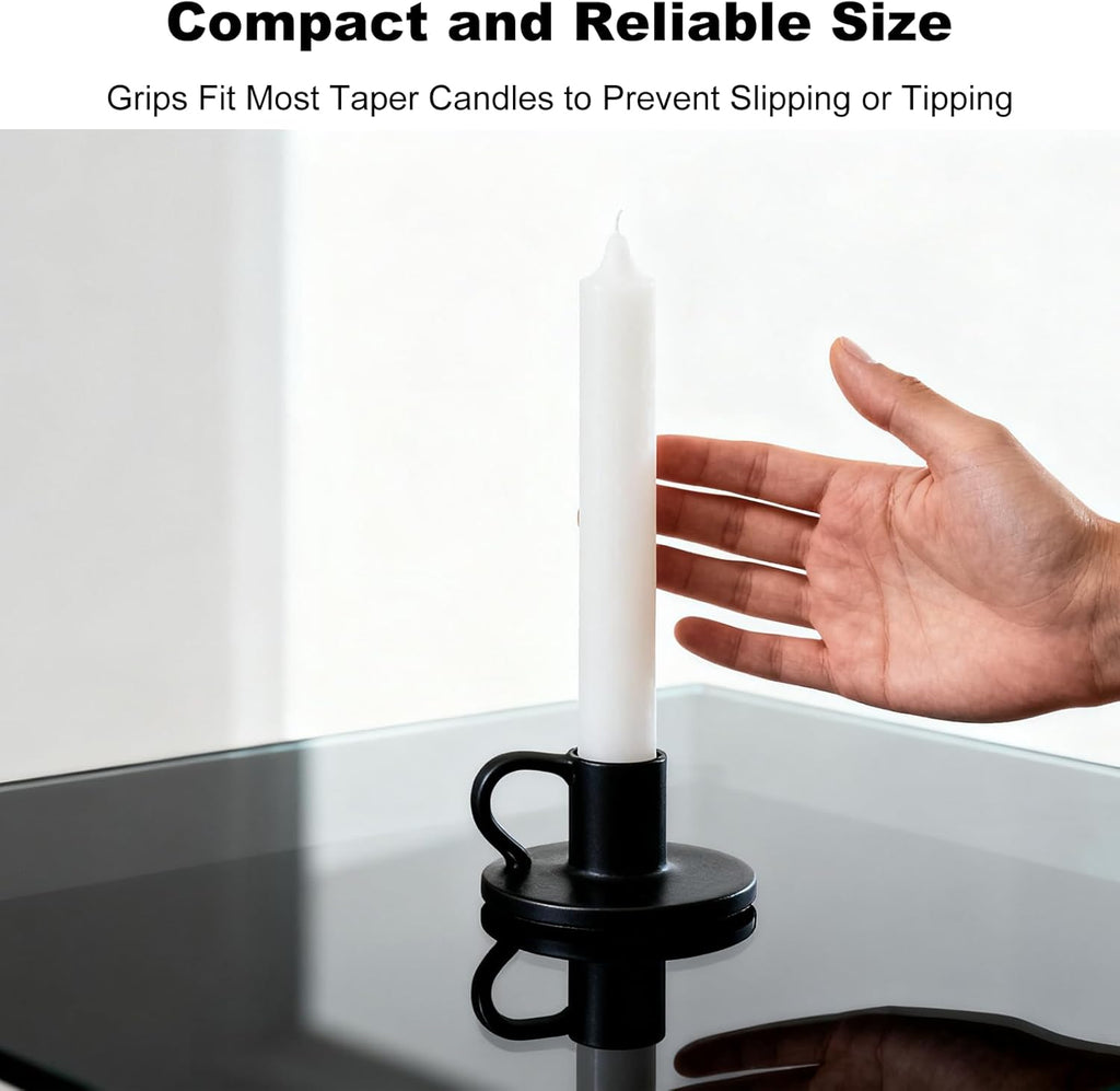 Skiennix 32Pcs Candle Adhesive Grippers - Sticky Dots for Taper Candles & Holders | Perfect for Holiday Decor