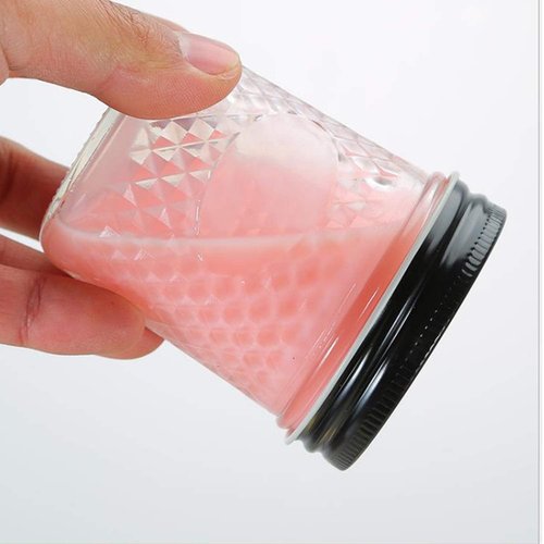 Glass Jars With Lids,6 oz Jars With Black Lids Small Clear Canning Glass For Caviar,Herb,Jelly,Jams,Mini Wide Mouth Mason Jar Spice Jar For Kitchen Storage Preserving Food And Party Favors 30 Pack
