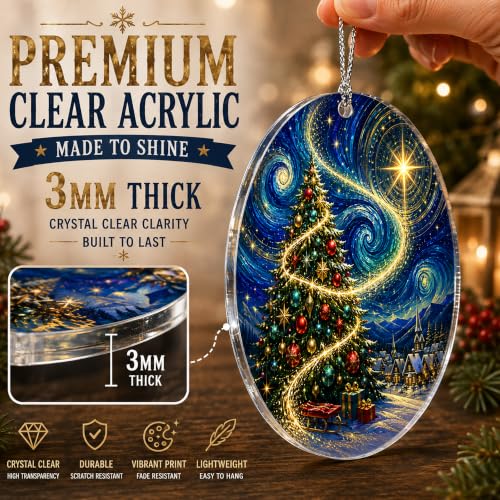DuduCraft Xmas Tree 2 Ornament 2026 Follow the Light Home holiday keepsake