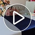 12 Pack Red Satin Table Runners 108x12 Inches for Weddings & Parties - -12108"